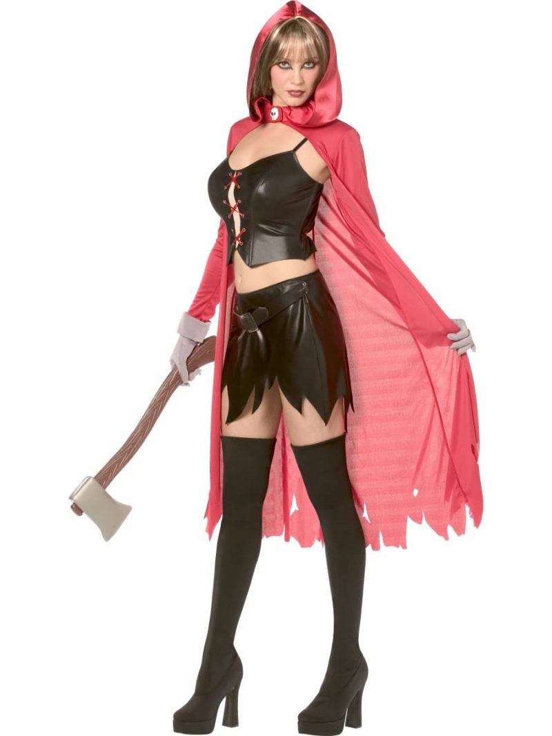 Rebel Toons Red Riding Hood Ladies Fancy Dress Costume