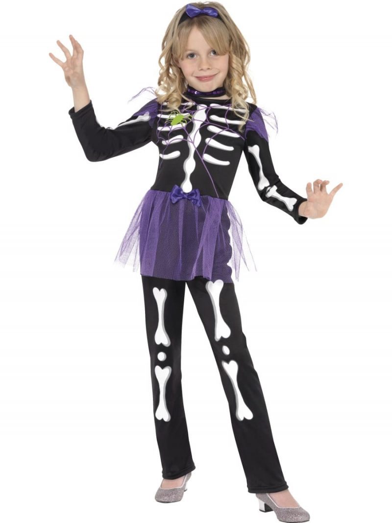 Skellie Punk Children's Halloween Fancy Dress Costume