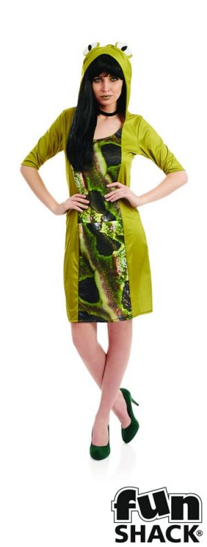 Frog Ladies Fancy Dress Costume