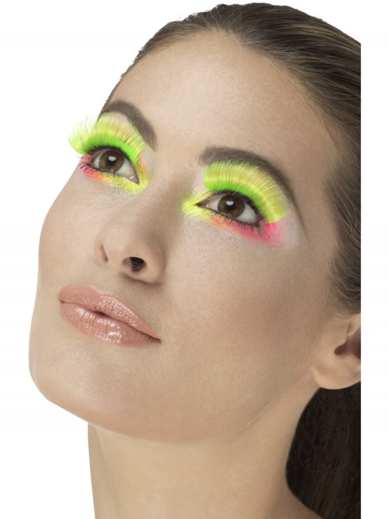 80's Party Eyelashes, Neon Green