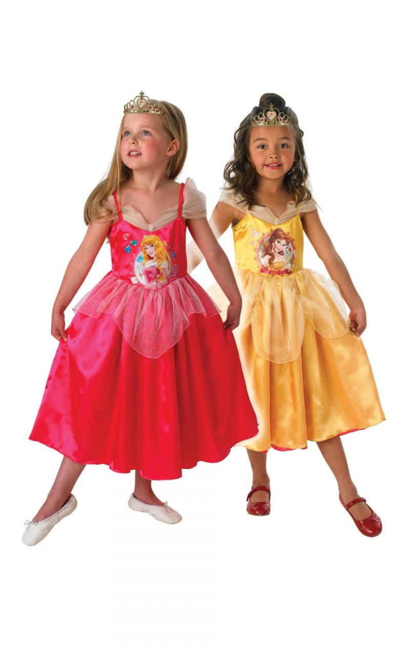 Disney Princess's Sleeping Beauty to Golden Belle Reversible Children's Fancy Dress Costume