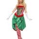 Fever Elf Burlesque Ladies Christmas Fancy Dress Costume