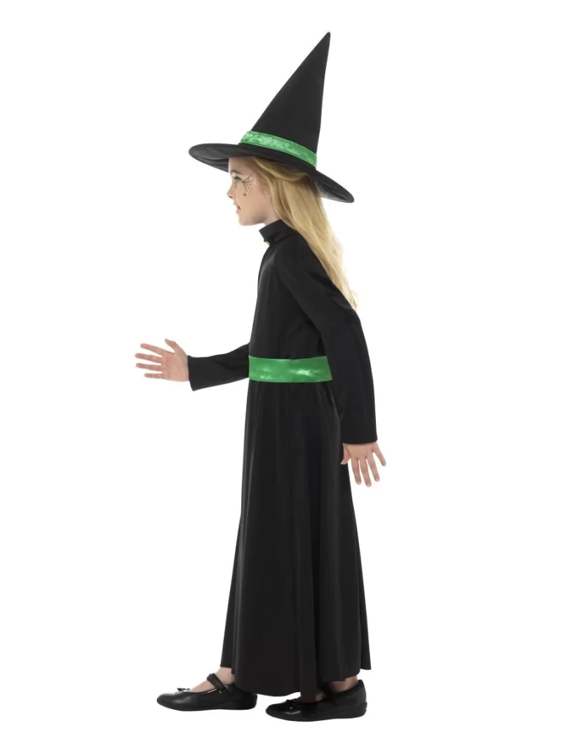 Wicked Witch (Wizard Of Oz) Halloween Children's Fancy Dress Costume - Image 2