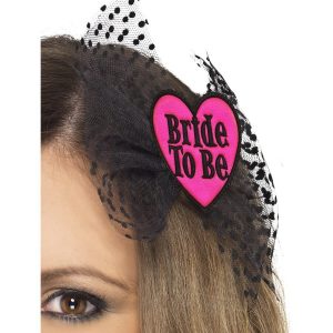 Bride to Be Bow with Netting