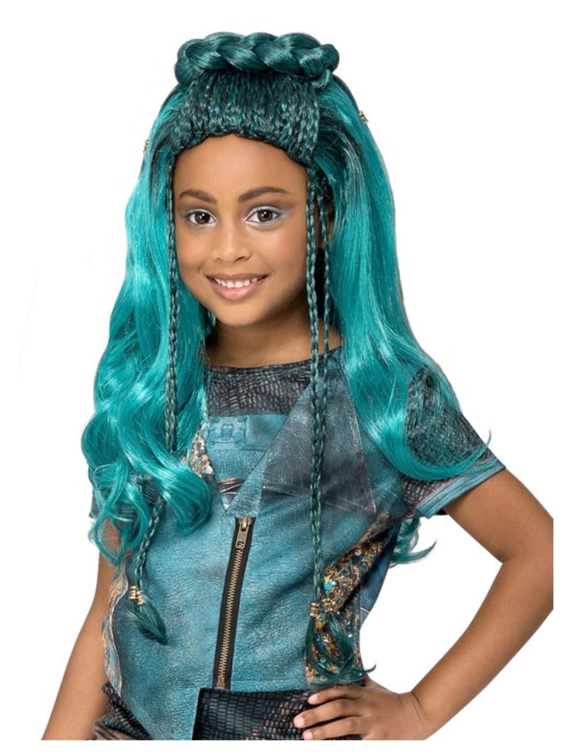 Disney Descendants Uma Wig Fancy Dress Costume