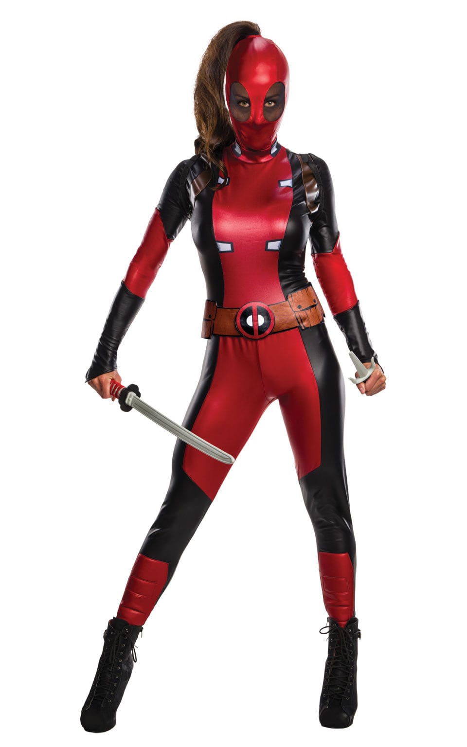 Secret Wishes Marvel Deadpool Ladies Fancy Dress Costume