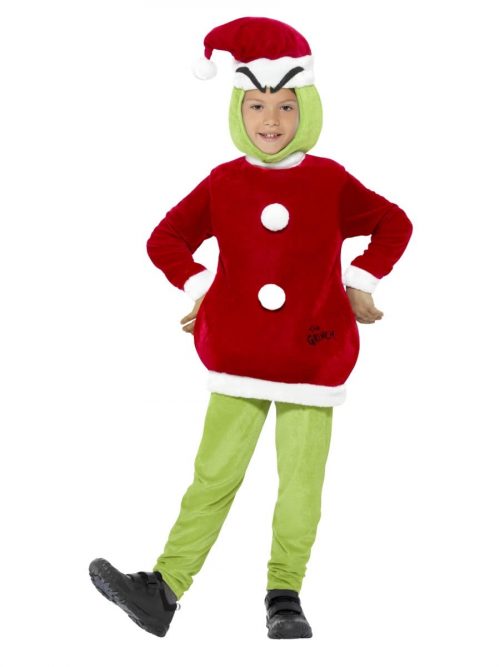 Dr Seuss The Grinch Unisex Children's Christmas Fancy Dress Costume