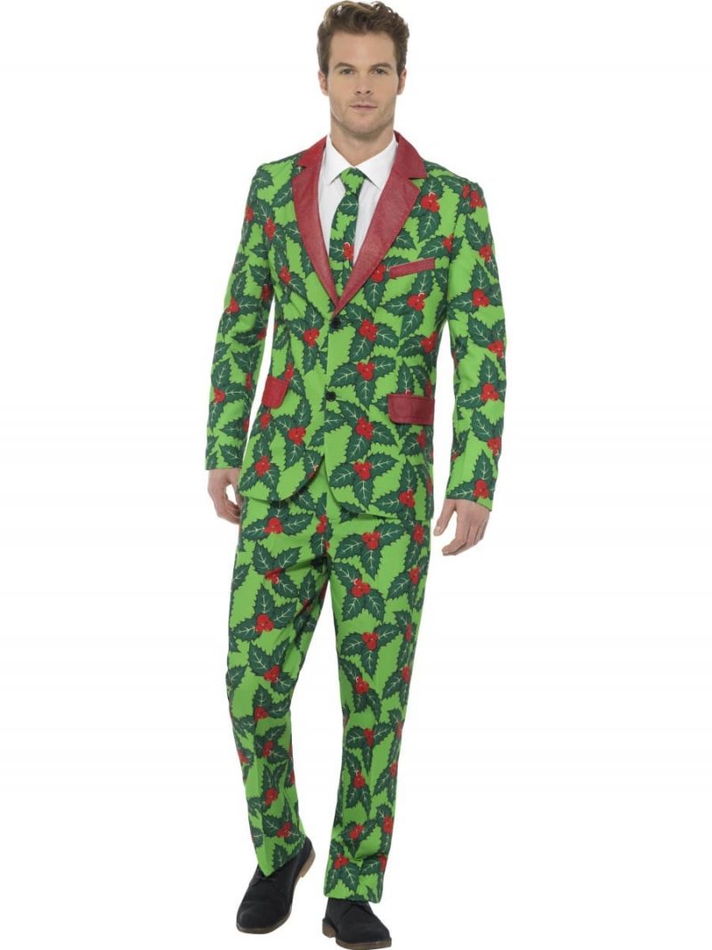 Holly Berry Standout Suit Christmas Fancy Dress Costume