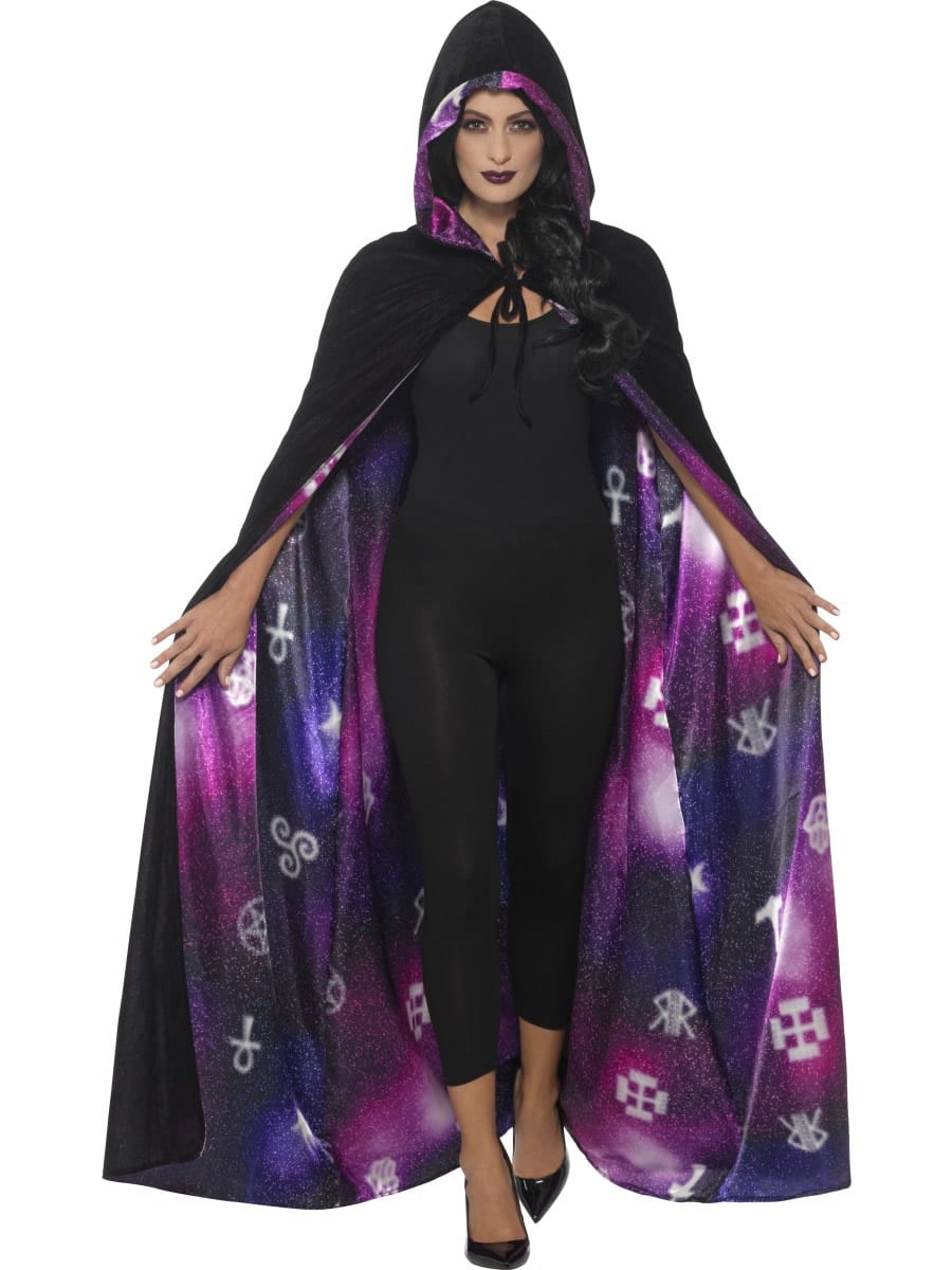 Deluxe Reversible Galaxy Ouija Cape