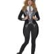 Deluxe Dark Miss Hatter Ladies Halloween Fancy Dress Costume