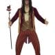 Deluxe Voodoo Witch Doctor Men's Halloween Fancy Dress Costume
