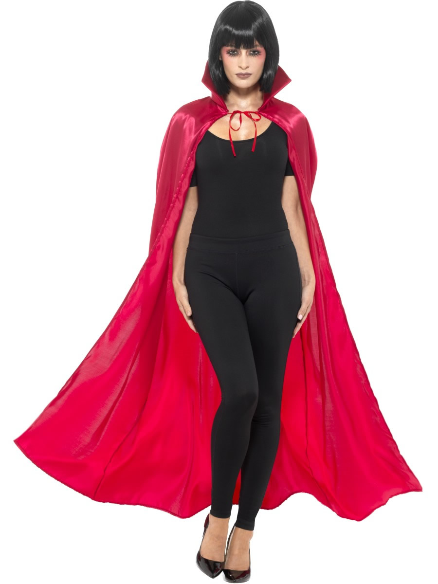 Satin Red Devil Cape