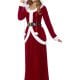 Deluxe Ms Claus Ladies Christmas Fancy Dress Costume