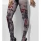 White Opaque Tights with Blood Splatter & Zombie Dirt