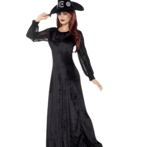 Deluxe Witch Craft Ladies Halloween Fancy Dress Costume - Image 2