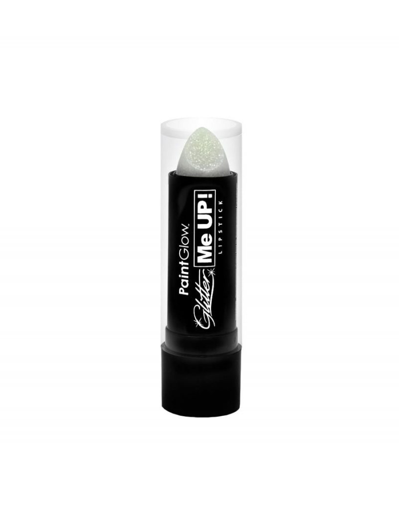 PaintGlow Glitter Me Up Lipstick White 4g