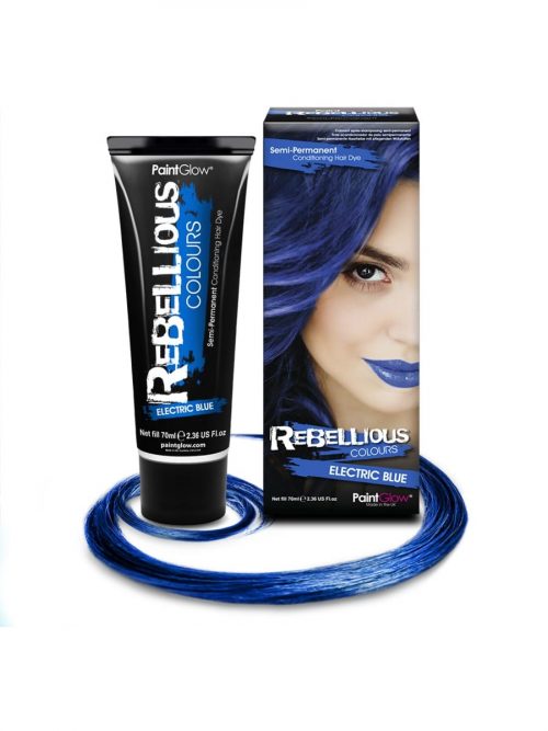 PaintGlow Semi-Permanent Hair Dye Electric Blue