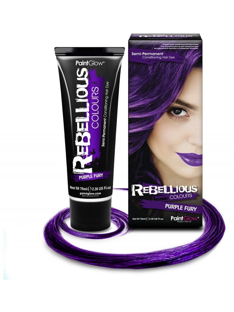 PaintGlow Semi-Permanent Hair Dye Purple Fury