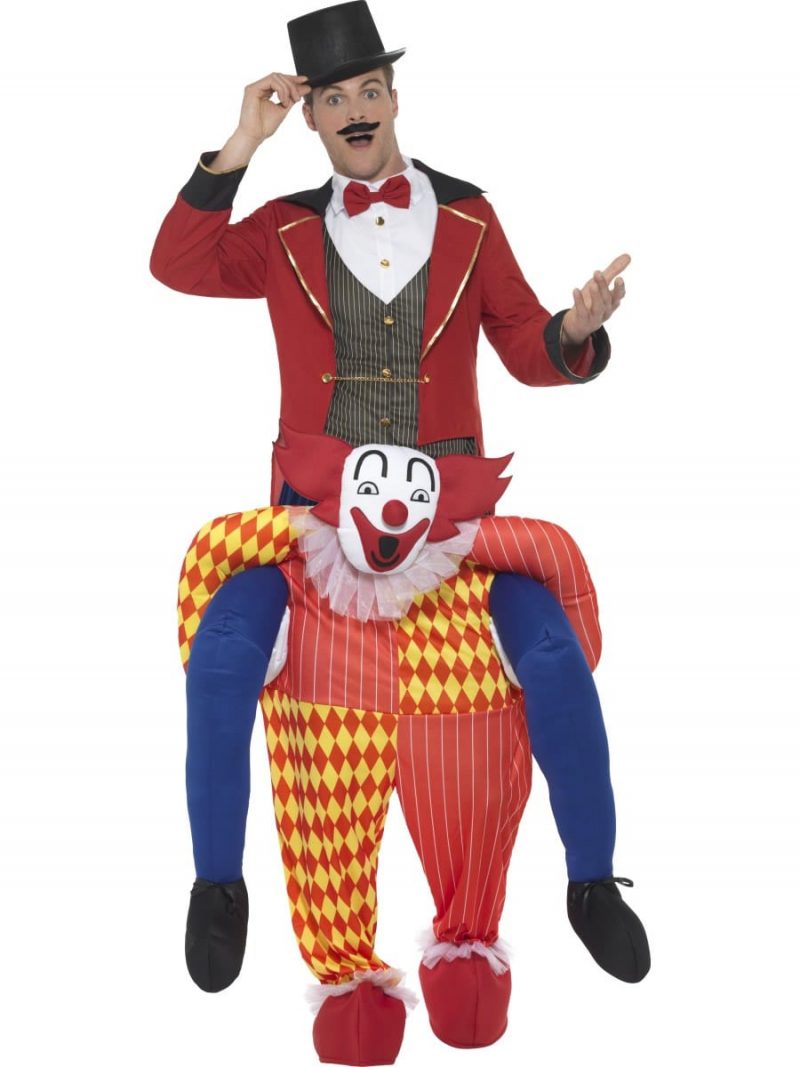 Piggyback Clown Novelty Fancy Dress Costume