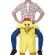 Piggyback Chicken Unisex Novelty Fancy Dress Costume