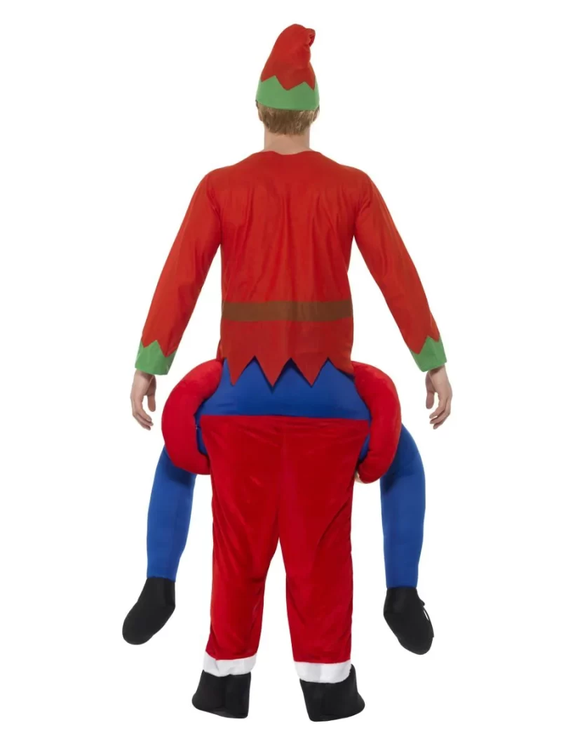 Piggyback Santa Novelty Christmas Fancy Dress Costume - Image 3