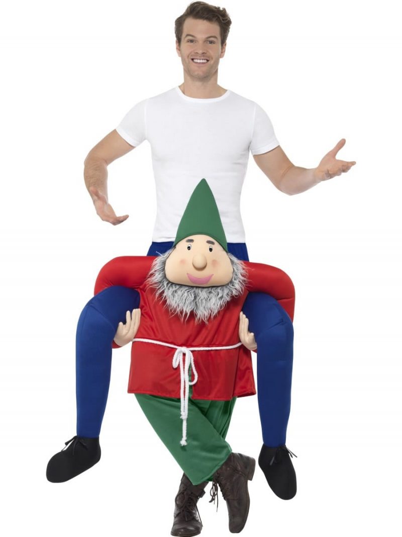 Piggyback Gnome Novelty Fancy Dress Costume