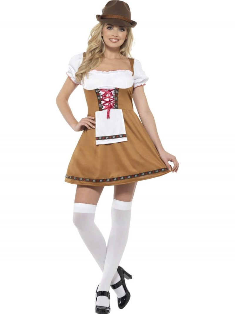 Bavarian Beer Maid Ladies Fancy Dress Costume