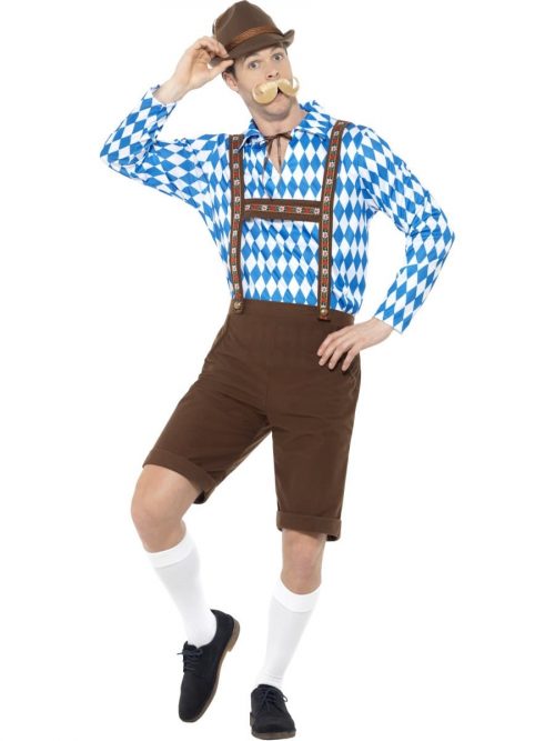 Bavarian Beer Man Men's Fancy Dress Costume