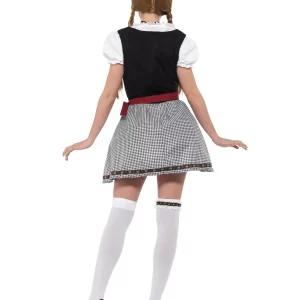 Flirty German Fraulein Oktoberfest Bavarian Ladies Fancy Dress Costume - Image 4