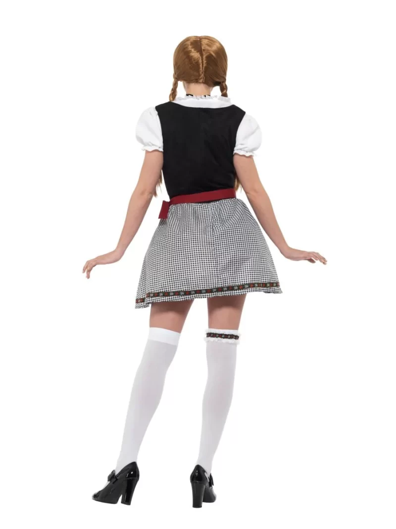 Flirty German Fraulein Oktoberfest Bavarian Ladies Fancy Dress Costume - Image 4