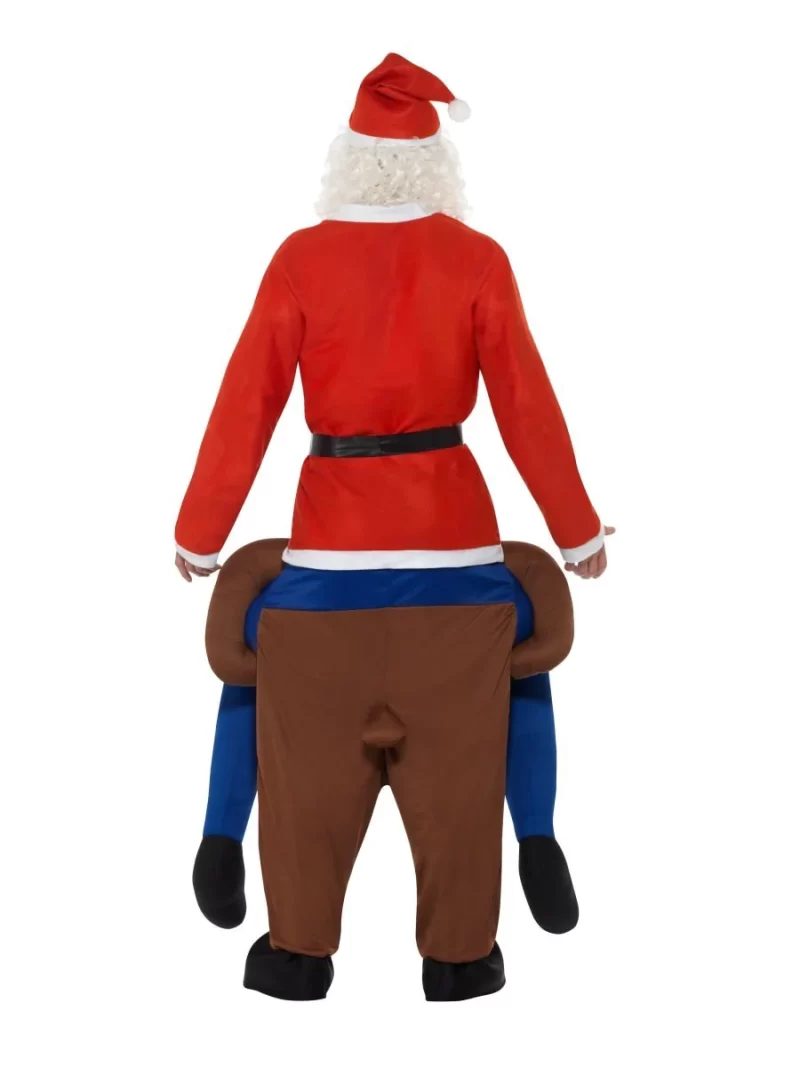 Piggyback Reindeer Rudolf Novelty Christmas Fancy Dress Costume - Image 3