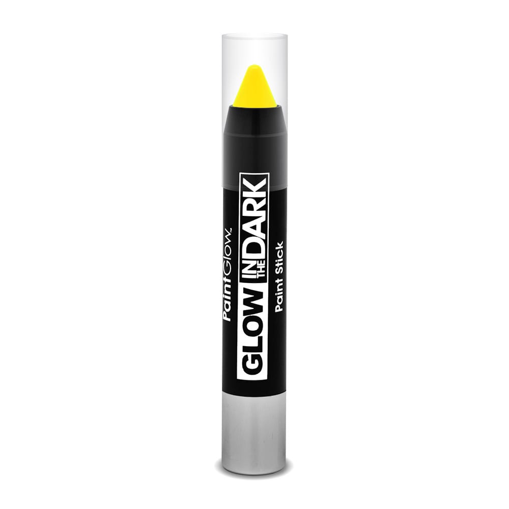 PaintGlow Glow in the Dark Face & Body Paint Stick Intense Yellow 3.5g