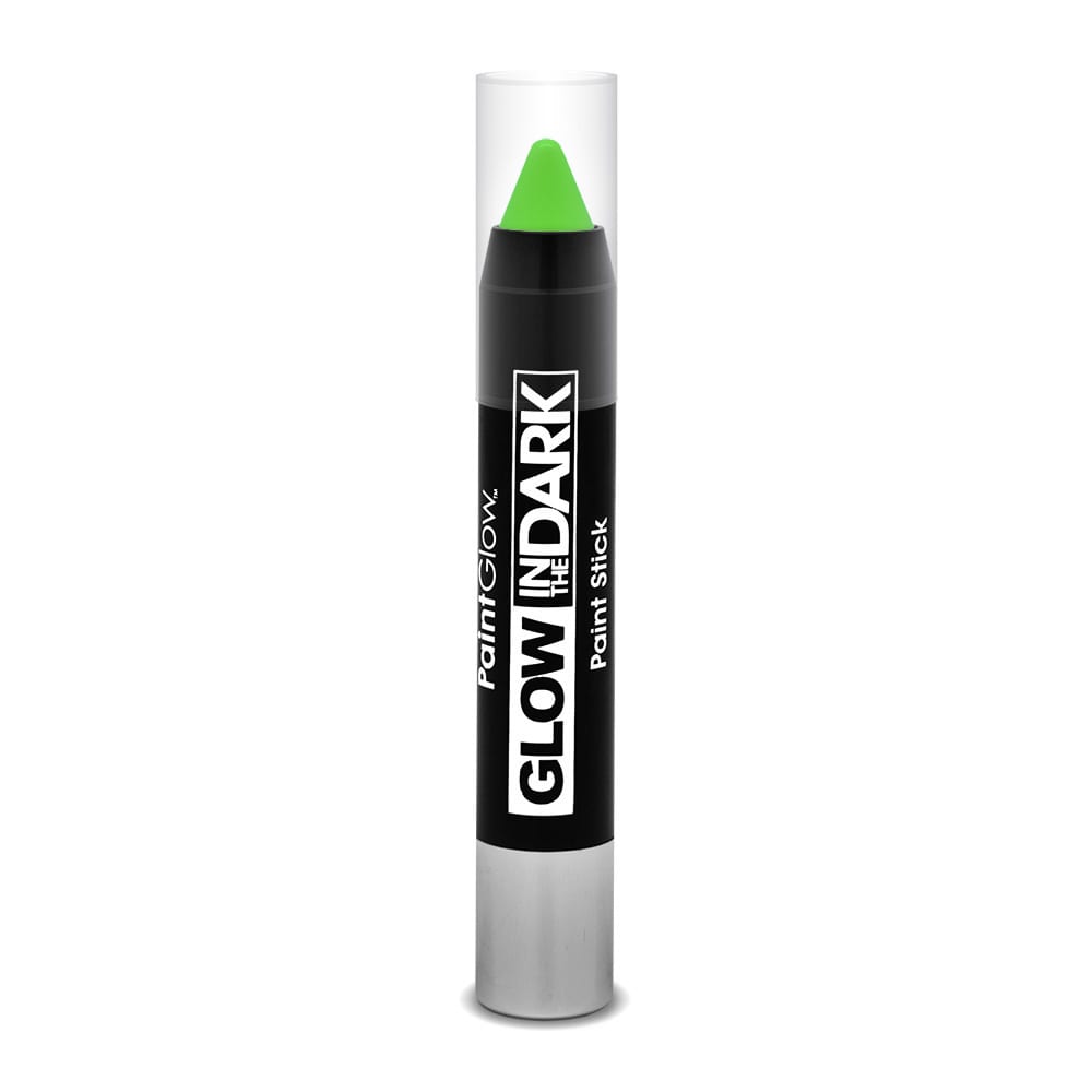 PaintGlow Glow in the Dark Face & Body Paint Stick Intense Green 3.5g