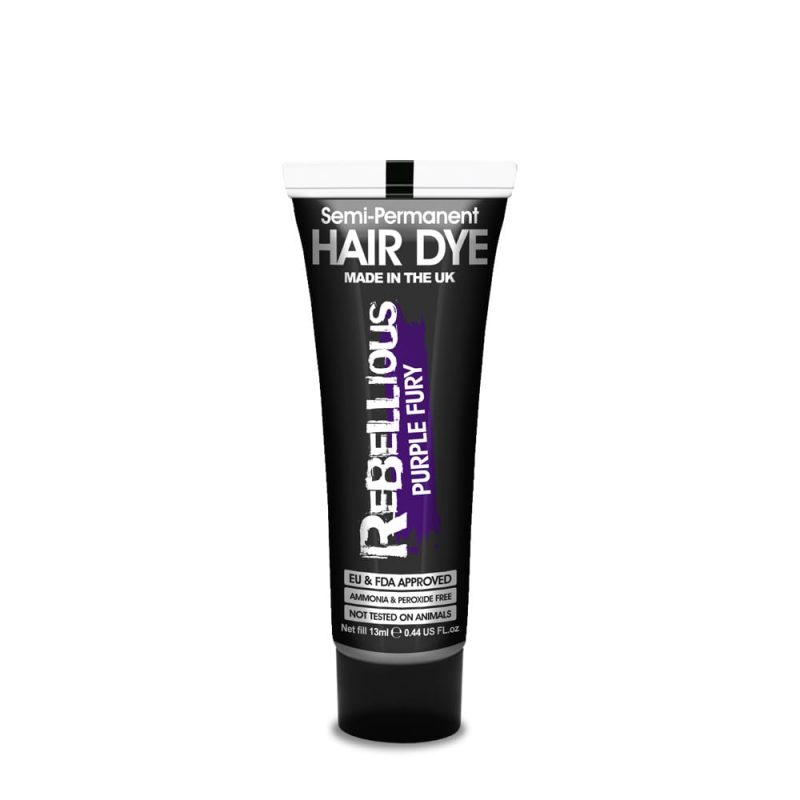 Semi-Permanent Hair Dye Purple Fury 13ml