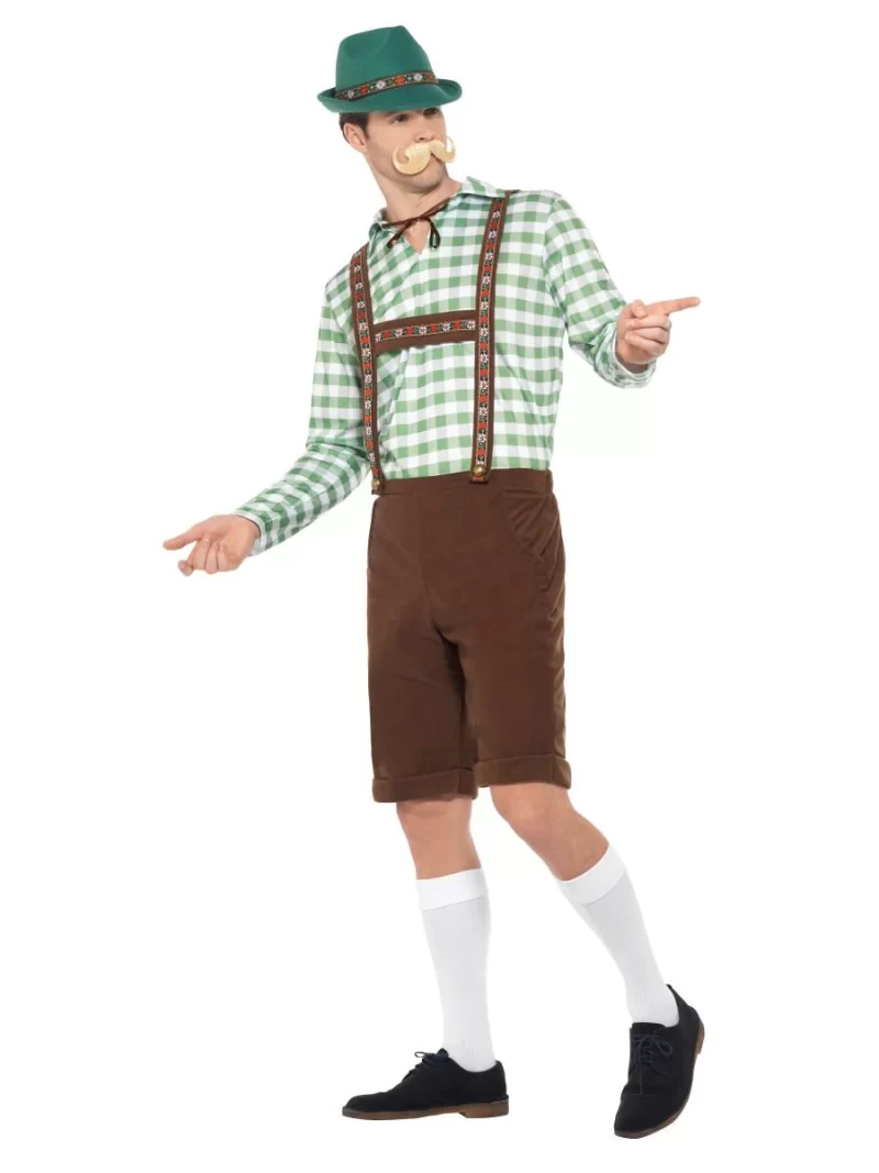 Alpine Bavarian (Oktoberfest) Men's Fancy Dress Costume - Image 2