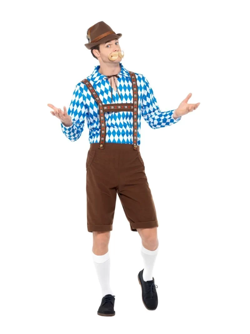 Bavarian Beer (Oktoberfest) Man Men's Fancy Dress Costume - Image 2