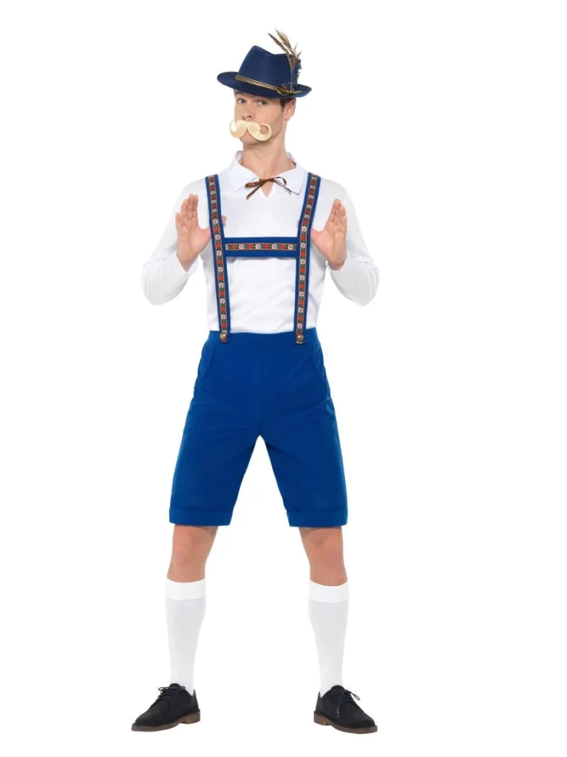 Bavarian/Oktoberfest Men's Fancy Dress Costume - Image 2