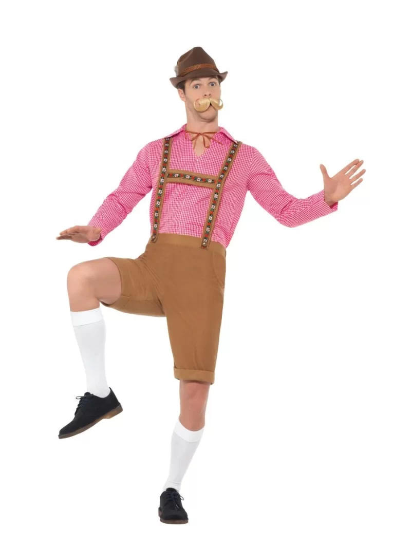 Mr Bavarian (Oktoberfest) Men's Fancy Dress Costume - Image 2