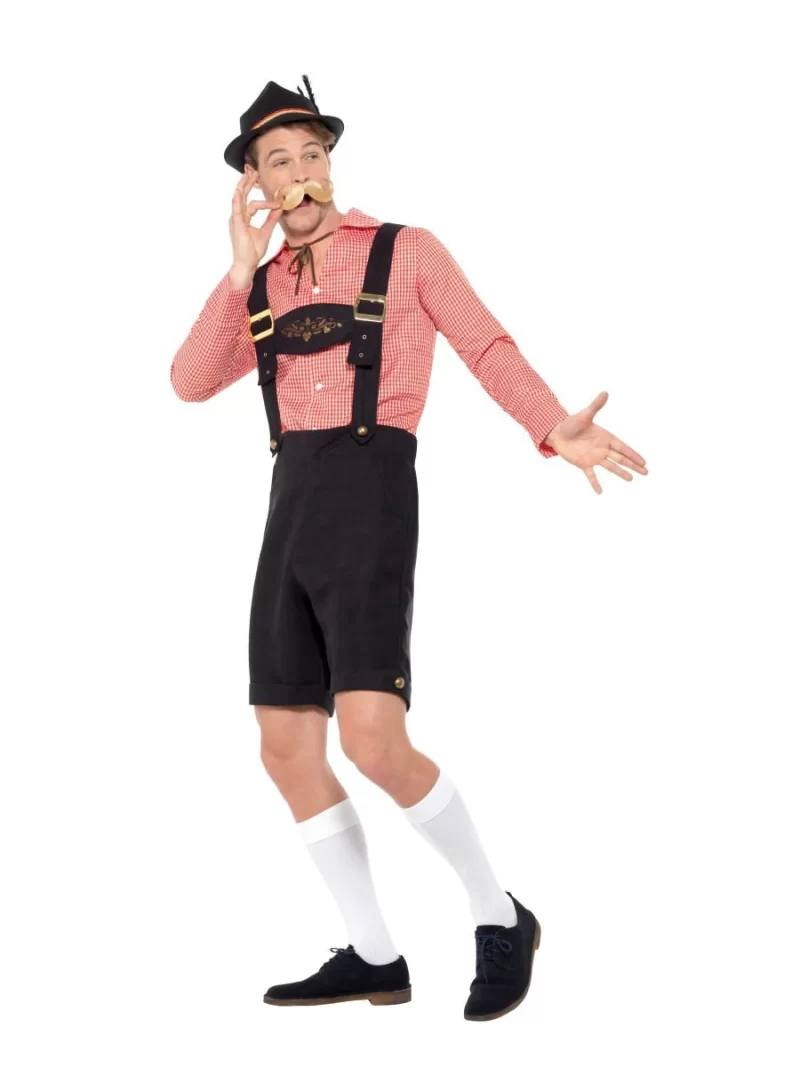 Oktoberfest (Bavarian) Men's Fancy Dress Costume - Image 2