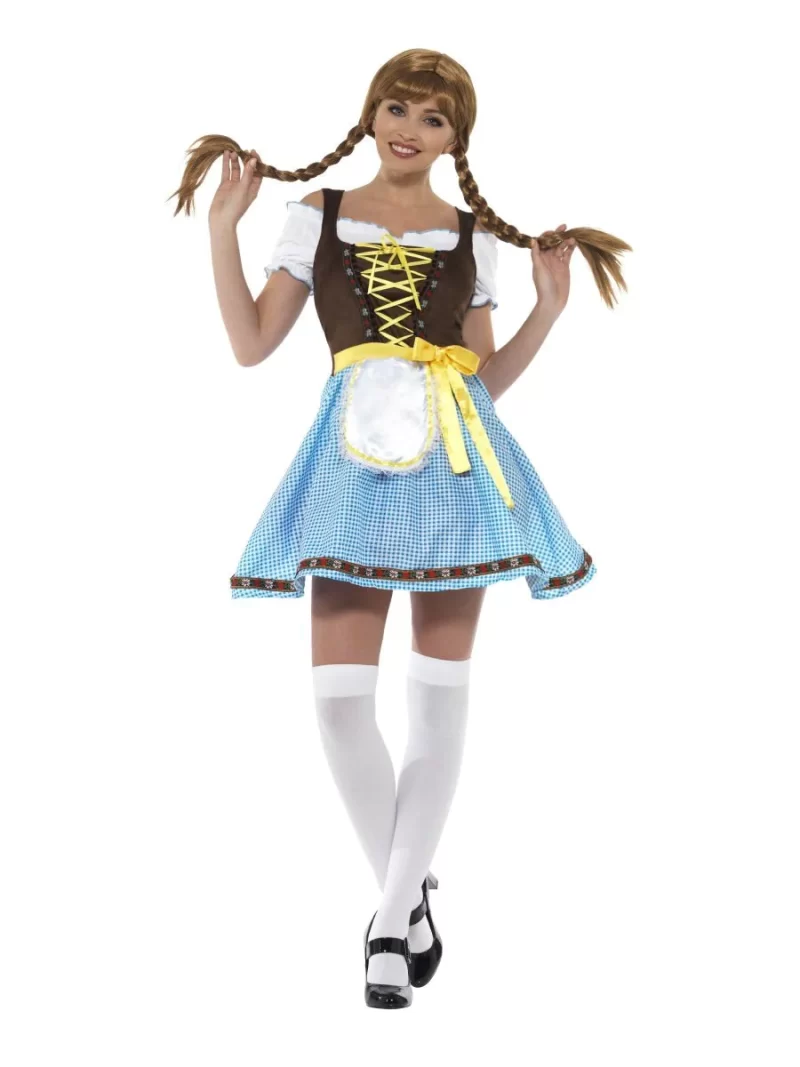 Olga Bavarian/Oktoberfest Beer Maid Ladies Fancy Dress Costume