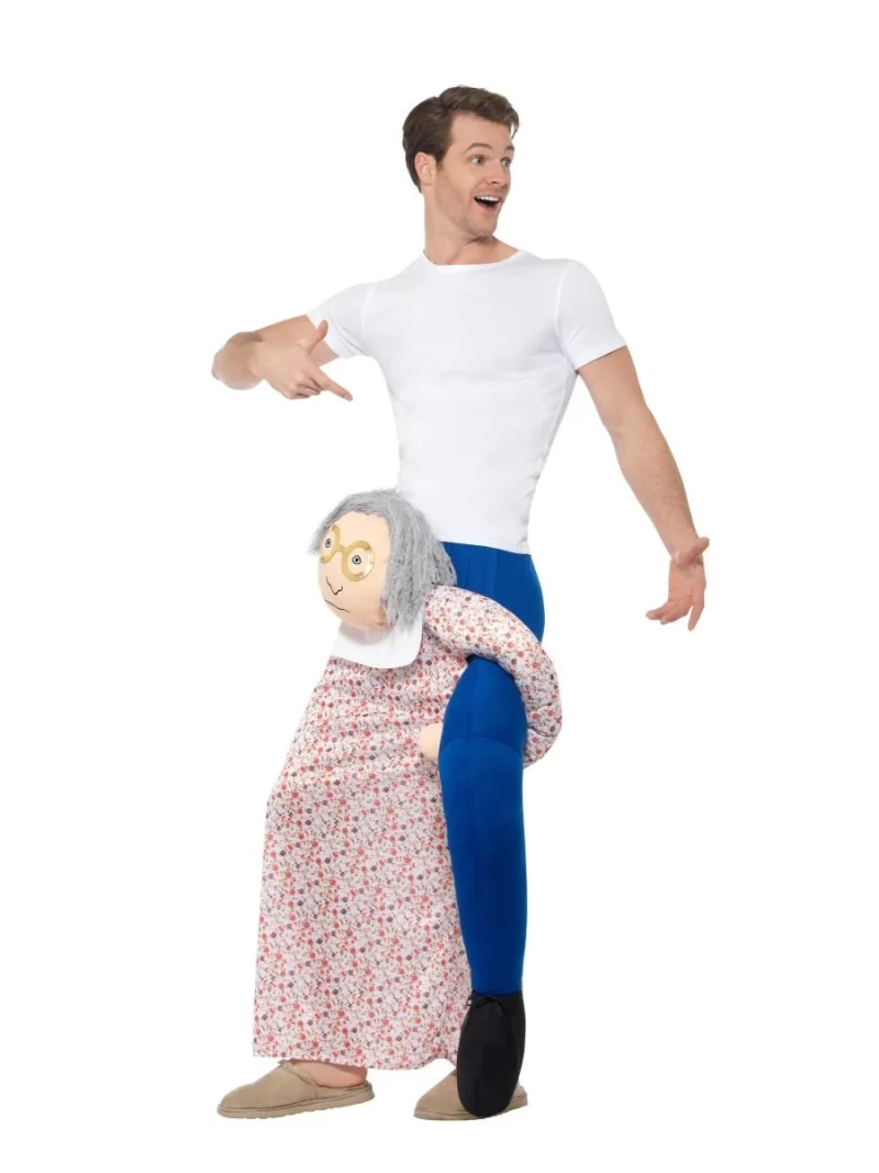Piggyback Grandma Novelty Fancy Dress Costume - Image 2