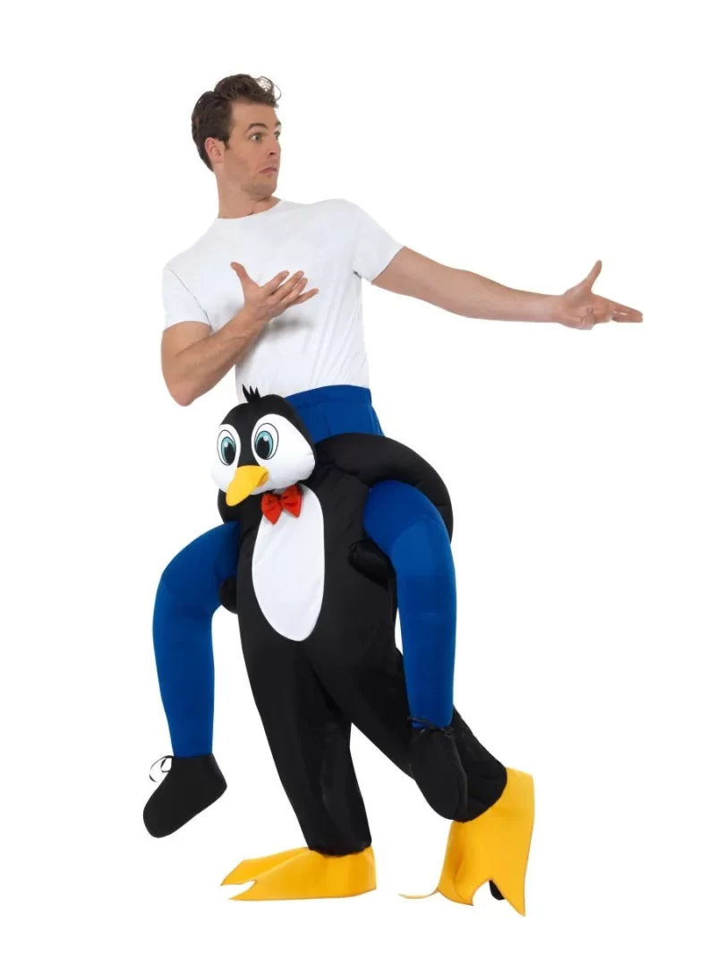 Ride Along Piggyback Penguin Unisex Novelty Fancy Dress Costume - Image 2