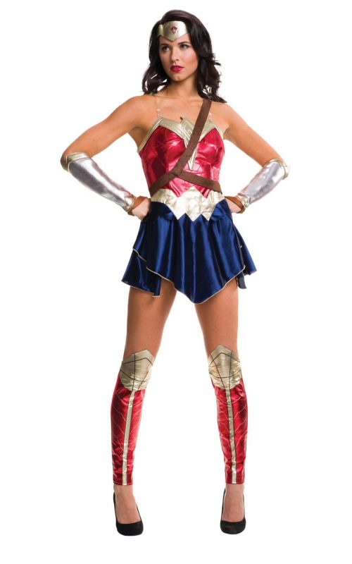 Wonder Woman Ladies Super Hero Fancy Dress Costume