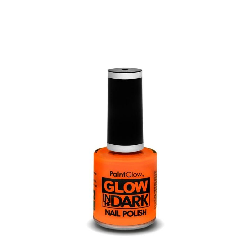 PaintGlow Glow in the Dark Nail Polish 13ml Intense Orange