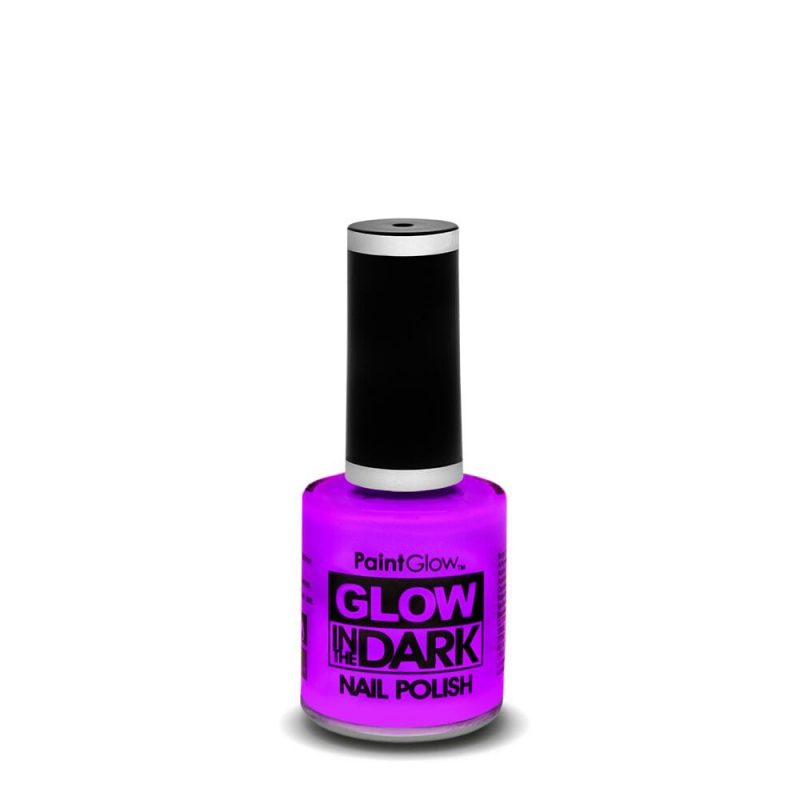 PaintGlow Glow in the Dark Nail Polish 13ml Intense Violet