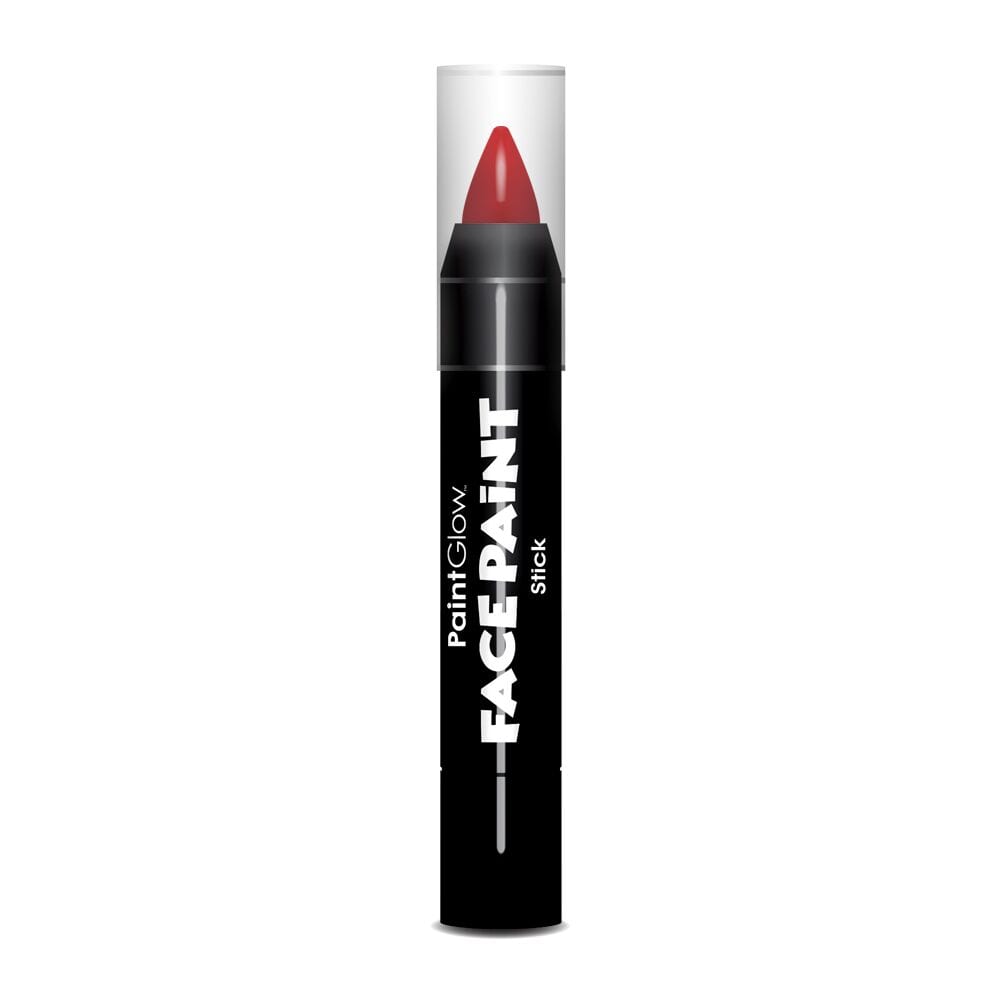 PaintGlow Non UV Face Paint Stick 3.5g Bright Red