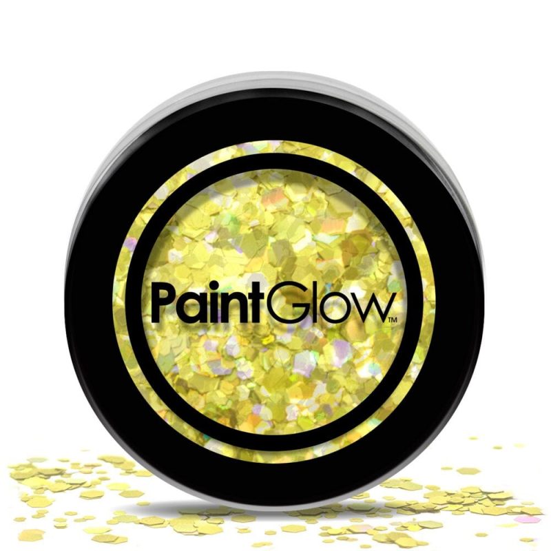 PaintGlow Chunky Cosmetic Glitter 3g Gold Digger