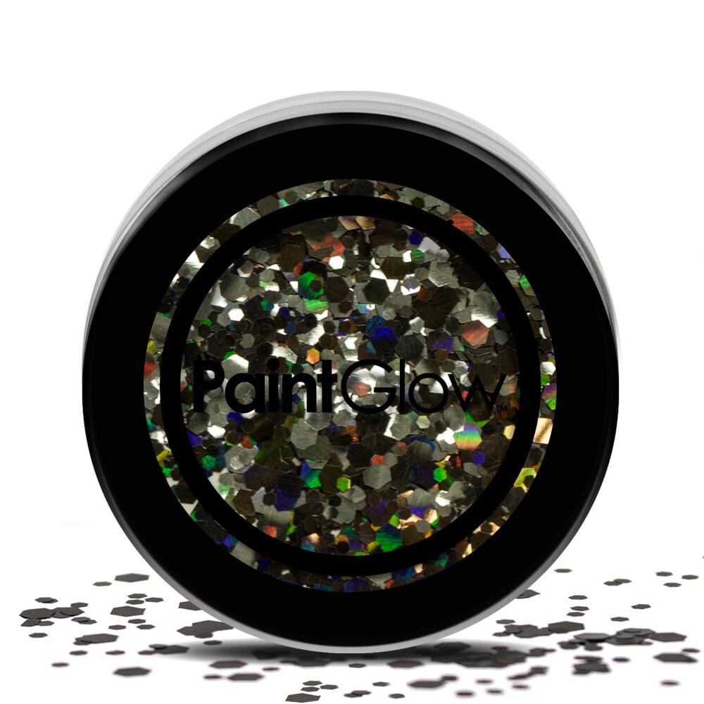 PaintGlow Chunky Cosmetic Glitter 3g Black Enchantress