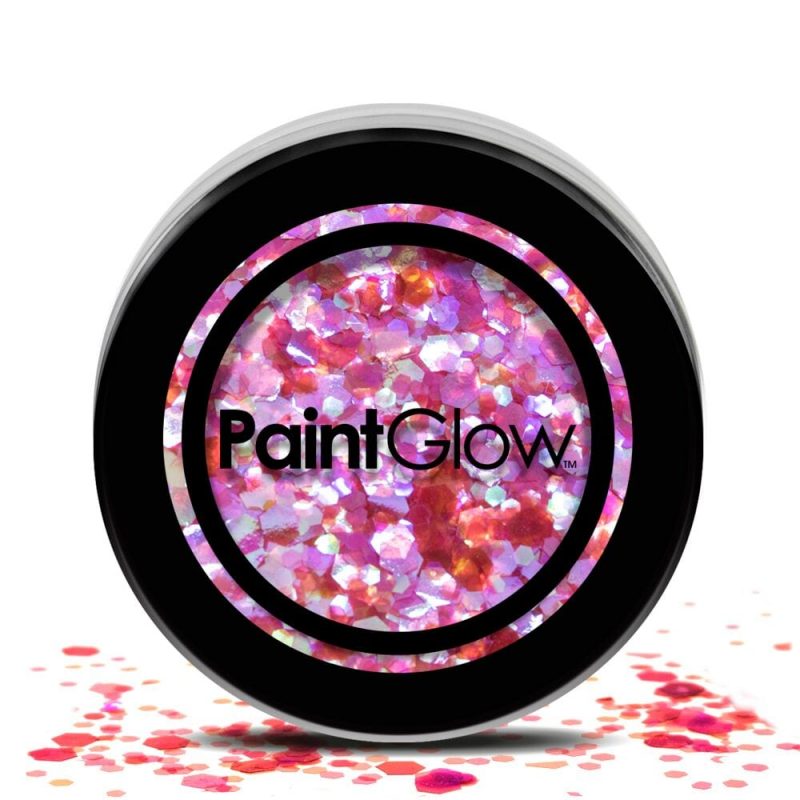 PaintGlow Chunky Cosmetic Glitter 3g Heart Breaker