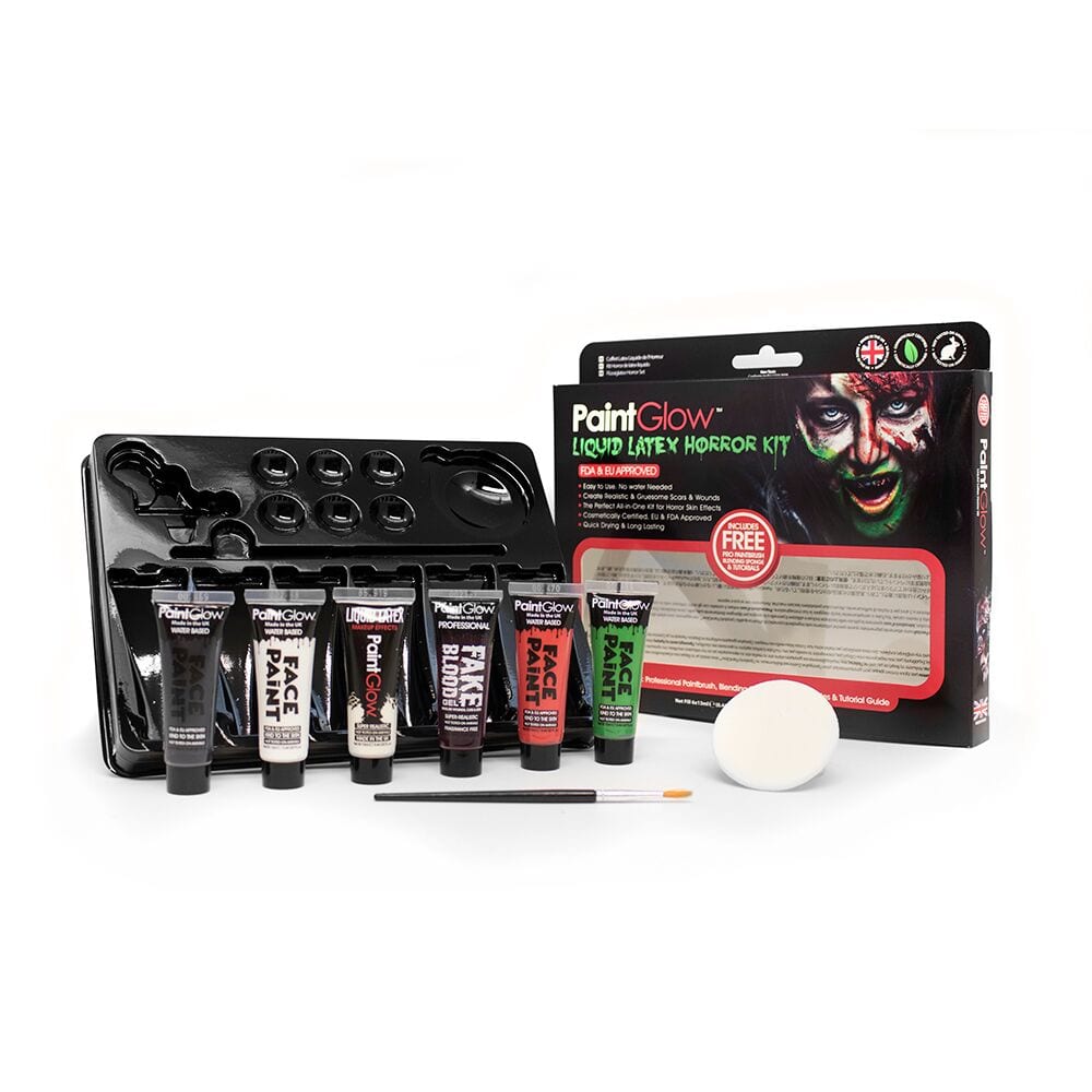 PaintGlow Liquid Latex Horror Box Set